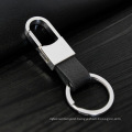 Wholesale Men's Genuine Leather Car Keychain Promotional Gifts Custom LOGO